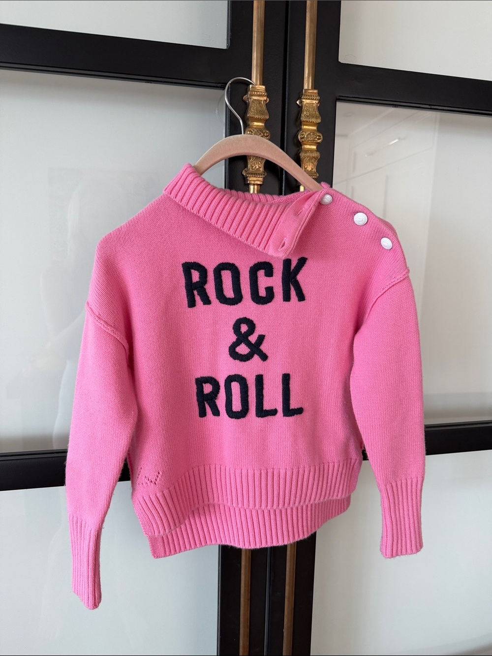 Zadig & Voltaire Pink Ribbed-Knit Sweater